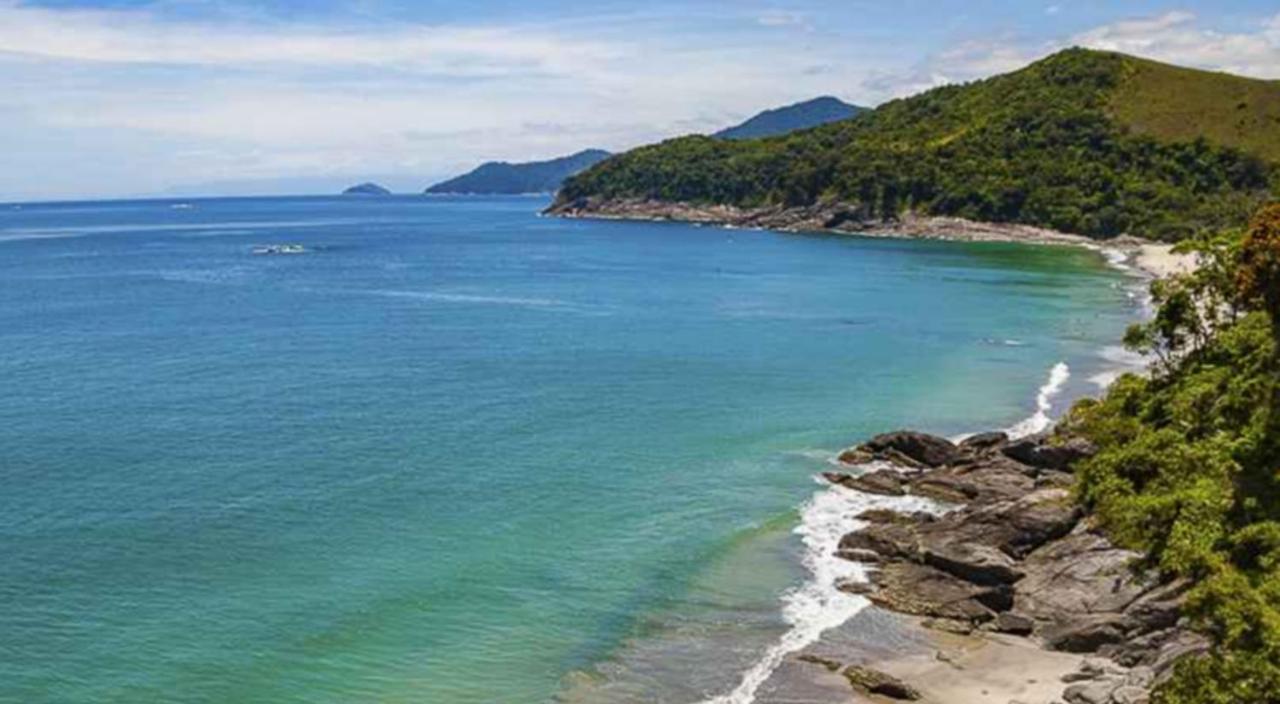 Casa Na Praia Litoral Norte Com Vista Para O Mar Perto Do Centro Сан-Себастьян Экстерьер фото
